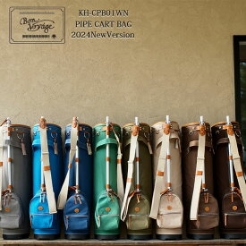 木の庄帆布 公式 KINOSHOHAMPU PIPE CART BAG パイプカートキャディバッグ 2024秋冬新バージョン