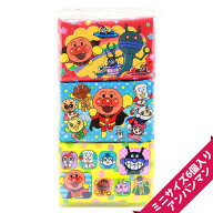 アンパンマン　キャラクターポケットティッシュ（ミニサイズ6個パック）×50個【まとめ買い/子供用/賞品/…