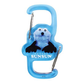 【12月販売予定】パペットスンスン「ツインカラビナホルダー(アップ)」