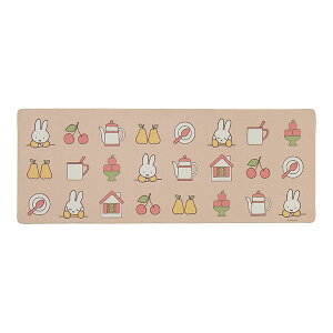 【海外販売NG】ミッフィー「アイコン/PVCロングマット(45×120cm)」