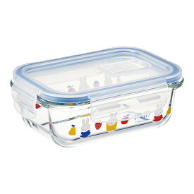 ミッフィー「耐熱ガラス製4点ロック保存容器 S」
