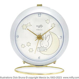 ミッフィー「リングクロック(ペールブルー)」