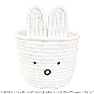 ミッフィー「ロープバスケット(Sサイズ)」