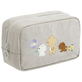 San-X リラックマ「BASIC RILAKKUMA Flower/ポーチ(CA70601)」