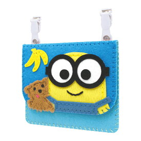 ミニオンズ「はじめてのソーイングキット クリップポーチ(ミニオンボブ＆ティム)」
