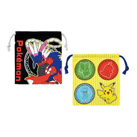 ポケットモンスター「マチ付き巾着 2P」