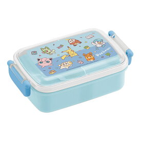 ポケットモンスター「Joyful days/抗菌 食洗機対応 ふわっとフタタイトランチボックス角型」