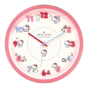 サンリオキャラクターズ「アイコンウォールクロック(ハローキティ)」