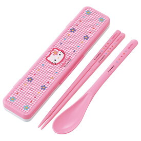 ハローキティ「カオハナ/音のならないコンビセット 箸18cm」