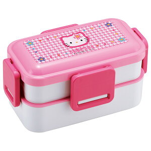 ハローキティ「カオハナ/抗菌 食洗機対応 2段ふわっと弁当箱」