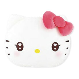 サンリオキャラクターズ「もっちりフェイスクッション(うるうるver.)(ハローキティ)」