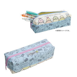 San-Xすみっコぐらし「いつものすみっコ(2018/03)/ツインファスナーペンポーチ(PY70001)」