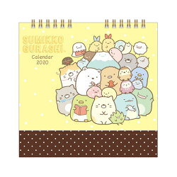San-Xすみっコぐらし「カレンダー2020/卓上カレンダー(CD34201)」
