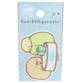 San-X すみっコぐらし「ダイカット透明ステッカー(ぺんぎん？ととんかつ)」