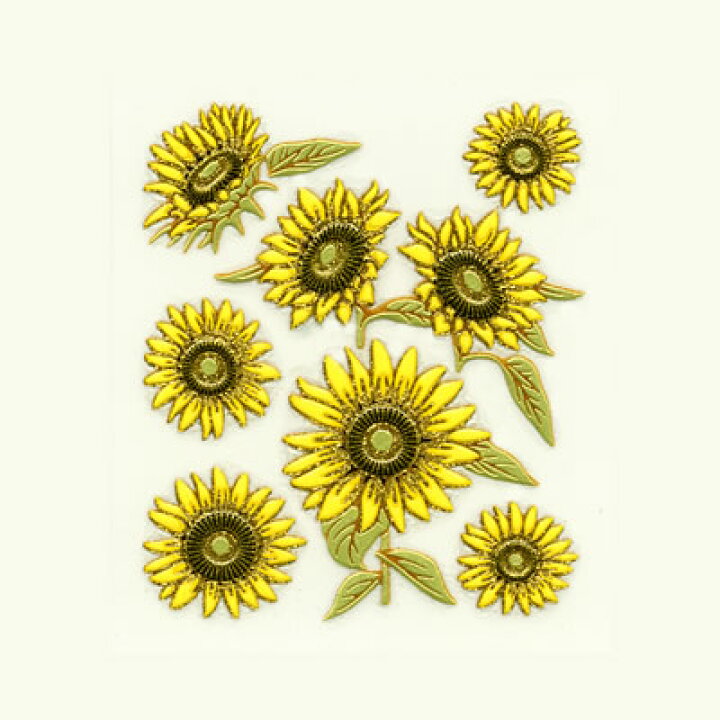 楽天市場 うつし蒔絵シール 向日葵 ひまわり 金箔屋本舗 Gold Shop