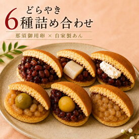 どらやき 詰め合わせ どら焼き 和菓子 敬老の日 ギフト 内祝 詰合せ 化粧箱 お取り寄せ 粒あん つぶあん 那須御用卵 自家製あん あんこ 小豆どら 栗 バターどら 餅どら 白どら 梅どら 個包装 ギフト ご褒美 手土産 贈り物 老舗 御供 6種