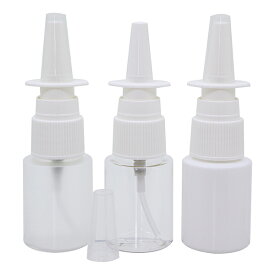 金鵄製作所 【ミストボトル鼻用　20mL　選べる本体色（半透明PP/乳白PP/透明PET）　10本入】 キンシ 点鼻器 点鼻容器