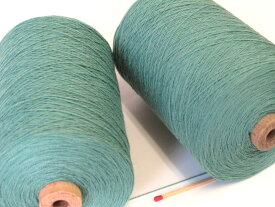【10／2綿（うぐいす）】　手織りにも手編みにもオススメの綿糸が43色！やわらかくて使いやすい、人気の定番シリーズです♪