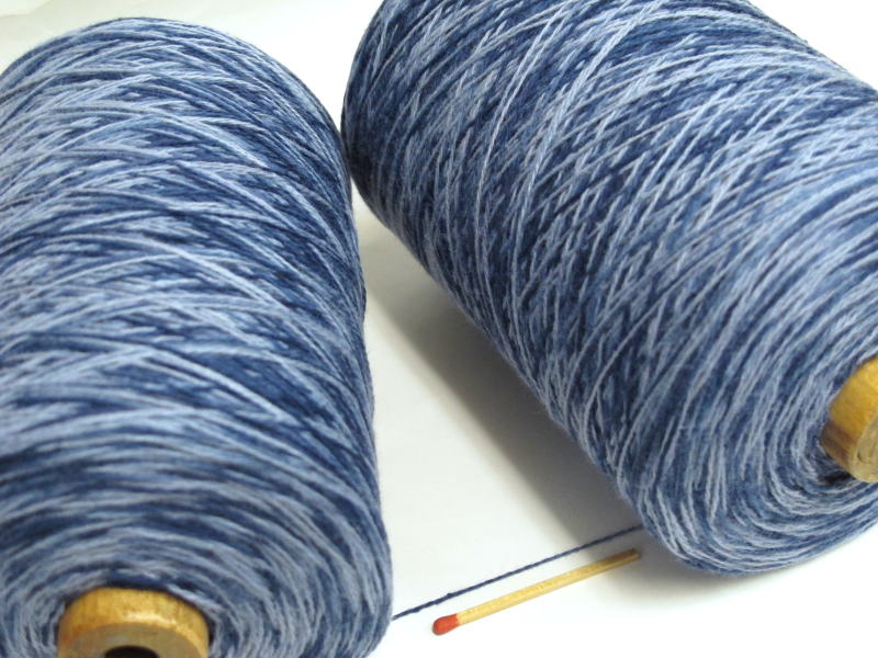 綿糸ならこれで決まり 豊富なバリエーションからお好きな色をどうぞ 高価値 １０ ２綿カスリ やわらかくて使いやすい 品質検査済 人気の定番シリーズです 手織りにも手編みにもオススメの綿糸が４３色 紺