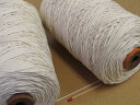 【綿タコ糸20／18（6号・巻き）】　しっかりした綿糸をお探しの方にオススメ。強撚でさらっとした手ざわりの糸です。
