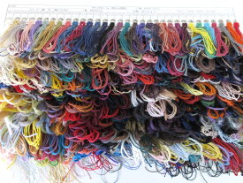 【手織糸・手編糸　サンプルお送りします】　　糸の風合い、色合いを事前に確認したい方に　　【RCP】