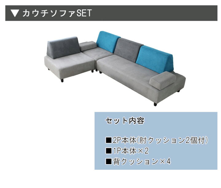 楽天市場】※9月上旬頃入荷予定※ 1PソファーSET（1Pソファ×1、背 