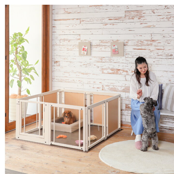 楽天市場】[閉店セール15%OFF][ペットサークル F60XLアクリル]小型犬用 
