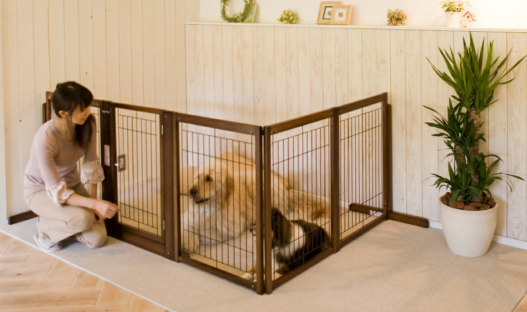 高さ80cm/メッシュ枠(間隔最大4mm)/扉付きゲート