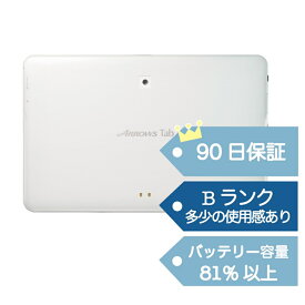 【中古】 FUJITSU ARROWS Tab アローズ タブ F-05E 本体 白ロム