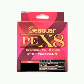 シーガー PEX8 400m 2号 3号 4号 5号 エックスエイト 8本組 8本ヨリ　メール便