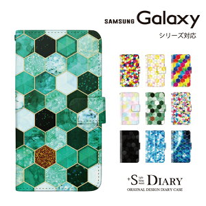 Galaxy ギャラクシー ケース Galaxy S25 S25 ultra S24 fe S24 Ultra S23 fe A36 A25 A55 A54 A53 S22 A22 A52 5G A51 A32 5G galaxy S20+ S10+ 手帳型 手帳 スマホケース ステンドグラス風 幾何学 六角形