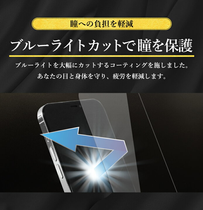 楽天市場】【クーポンで11%off】 ブルーライトカット iPhone XR ガラス 