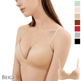 シルク100% ブラジャー ノンワイヤー 3Dカップ Tシャツブラ 美胸 立体カップ マシュマロカップ シームレス モールド シンプル 下垂防止 サイドボーン 10カラー 70A/70B/70C/75A/75B/75C/80A/80B/80C/85B ctbra p15 main