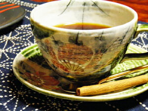 【錦山窯】窯元直売 瀬戸赤津焼 満開花 珈琲碗皿セットギフト・お祝い・景品・お土産 【結婚祝い・ブライダル・出産祝い・瀬戸焼・%OFF・訳ありじゃない】