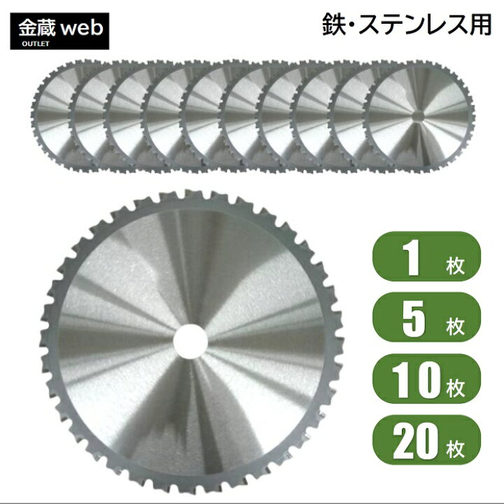 楽天市場】【アウトレット】 鉄工用 チップソー 外径180mm 刃数36P 鉄 
