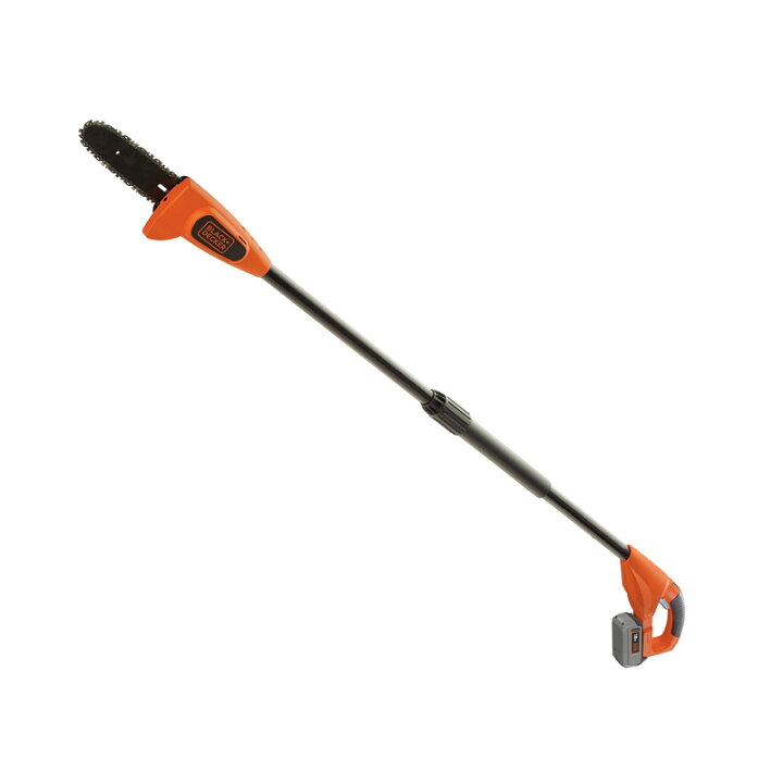 楽天市場】BLACK&DECKER ブラックアンドデッカー 高枝チェーンソー 