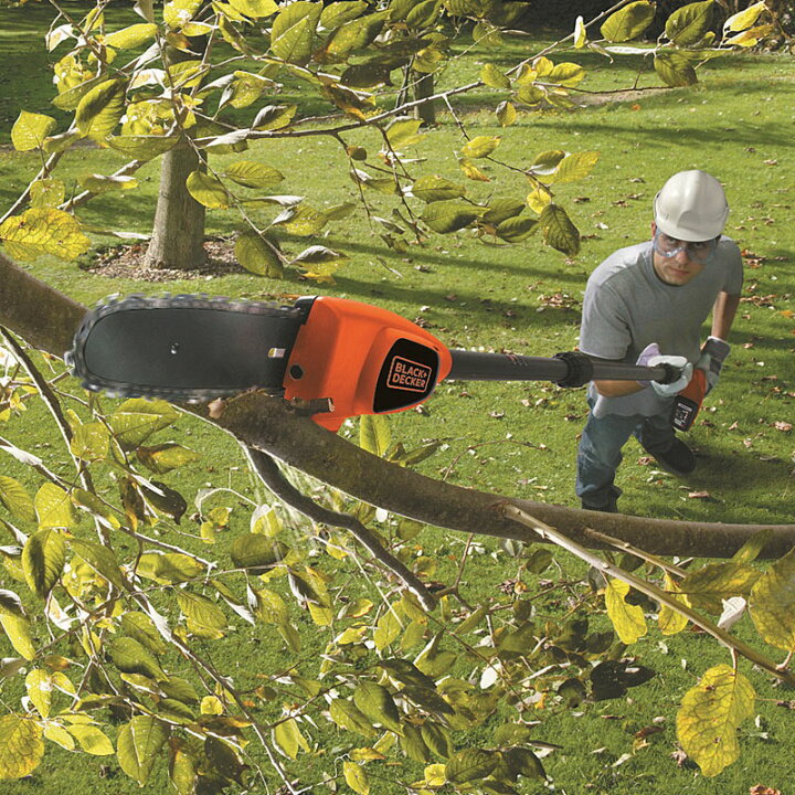 楽天市場】BLACK&DECKER ブラックアンドデッカー 高枝チェーンソー 