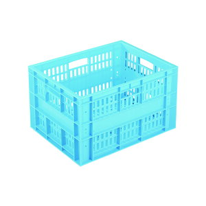 岐阜プラスチック リステナー MB-39 ブルー 収納コンテナ 収納ボックス コンテナボックス 野菜 収穫 農業 家庭菜園