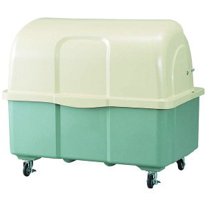 カイスイマレン ジャンボペール キャスター付 ツートン HG1000TC 容量約1000L おむつ回収 アパート マンション ダストボックス 屋外ごみ箱 自治会 町内会 保育園