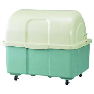 カイスイマレン ジャンボペール キャスター付 ツートン HG800TC 容量約800L おむつ回収 アパート マンション ダストボックス 屋外ごみ箱 自治会 町内会 保育園