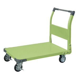 サカエ 特製四輪車 400kgタイプ TAN-55 台車 運搬 重量物用鋼板台車