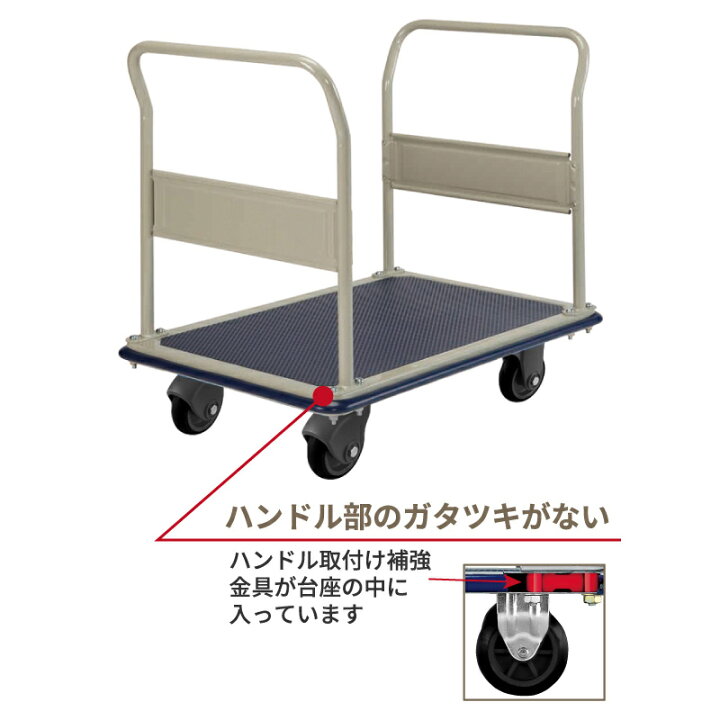 楽天市場】金象 しずキャリー NS-300 両ハンドル式L 積載荷重300kg 