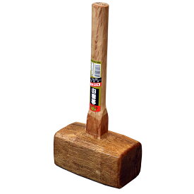 金象 手掛矢 90 柄付 土木作業 杭打ち作業 解体作業 杭打ハンマー 木槌 カケヤ 木づち 木製ハンマー 木槌 大工 道具 浅香工業