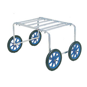 ハラックス 楽太郎 アルミ製 収穫・植付け用台車 RA-80 ノーパンクタイヤ