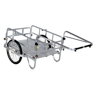 ハラックス コンパック アルミ製 折り畳み式リヤカー HC-906N ノーパンクタイヤ