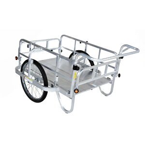ハラックス コンパック アルミ製 折り畳み式リヤカー ショートハンドル HC-906N-SH ノーパンクタイヤ