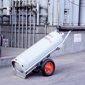 ハラックス タフボーイ アルミ製 LPガスボンベ運搬車 2輪 LPG-502