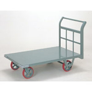 ヨドノ 片袖運搬車 FCD車輪 1200×750 品番25 運搬 重量物用鋼板台車