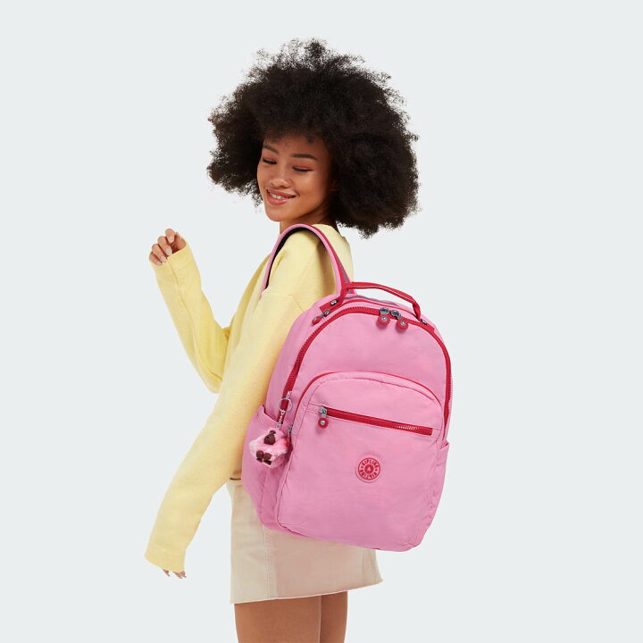 楽天市場 キプリング 公式 リュック バックパック Seoul Pink Fiesta C ソウル ピンクフィエスタc Ki5140r26 バックツースクール コレクション 公式 キプリング アウトレット店