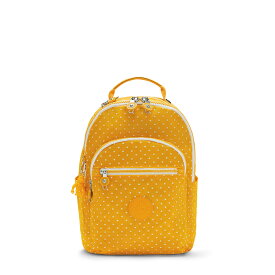 キプリング 公式 リュック バックパック SEOUL S(Soft Dot Yellow) ソウルエス(ソフトドットイエロー) KI5611M67 ベーシックプリント コレクション